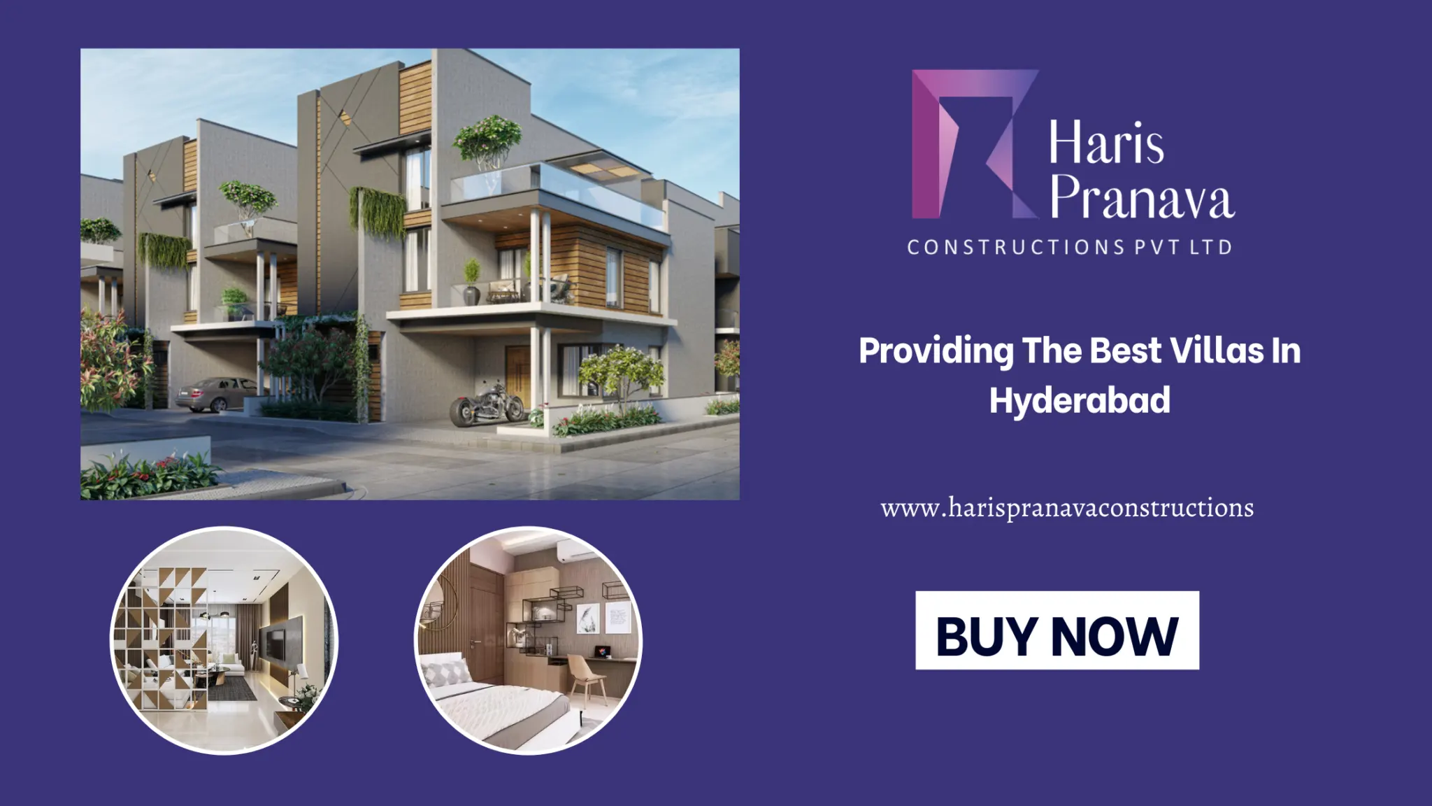 How is Haris Pranava Constructions Providing The Best Villas In Hyderabad