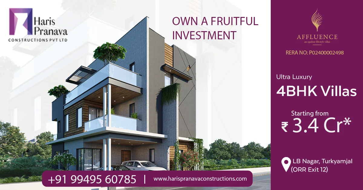7 Reasons for Demand in Gated Community Villas in Hyderabad